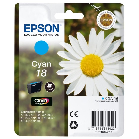 Epson T1802 (C13T18024010) Cyan original tinta