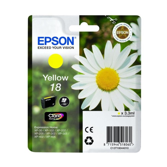 Epson T1804 (C13T18044010) Yellow original tinta